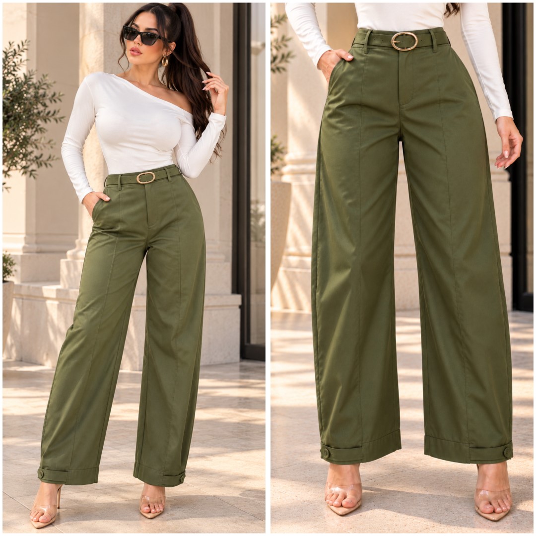PANTALON CLASICO CON CINTURON